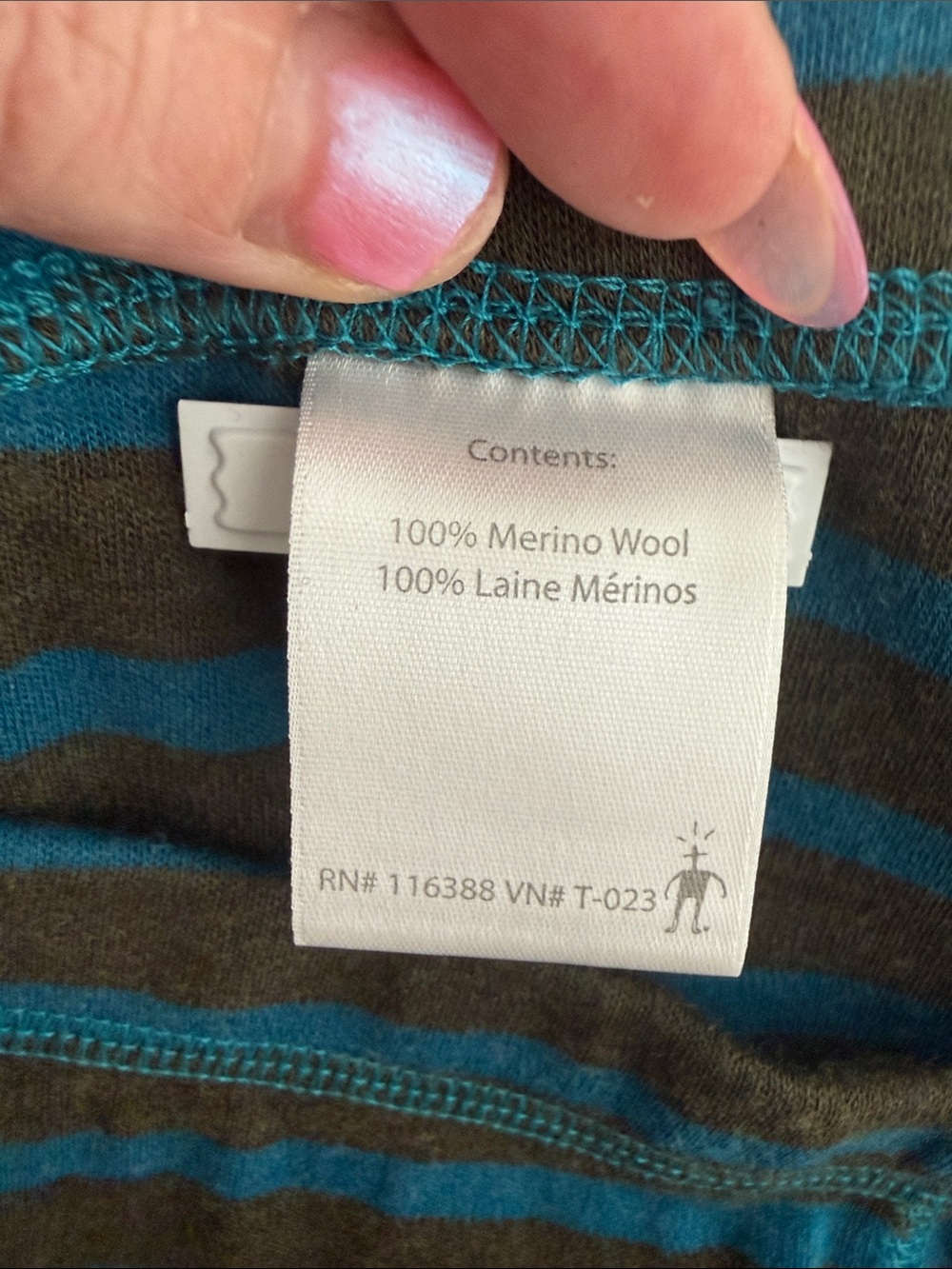 SMARTWOOL Classic Thermal Base Layer Merino Wool Bottoms Heather Black/Blue Med - Picture 8 of 10